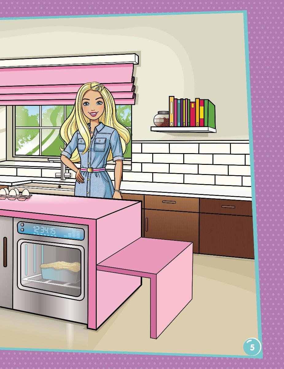 Barbie Dreamhouse Adventures Dream House Decorate with Stickers - An Activity Book for Kids Ages 2+ (English)