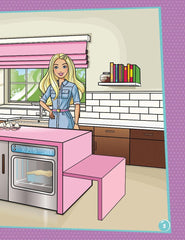 Barbie Dreamhouse Adventures Dream House Decorate with Stickers - An Activity Book for Kids Ages 2+ (English)