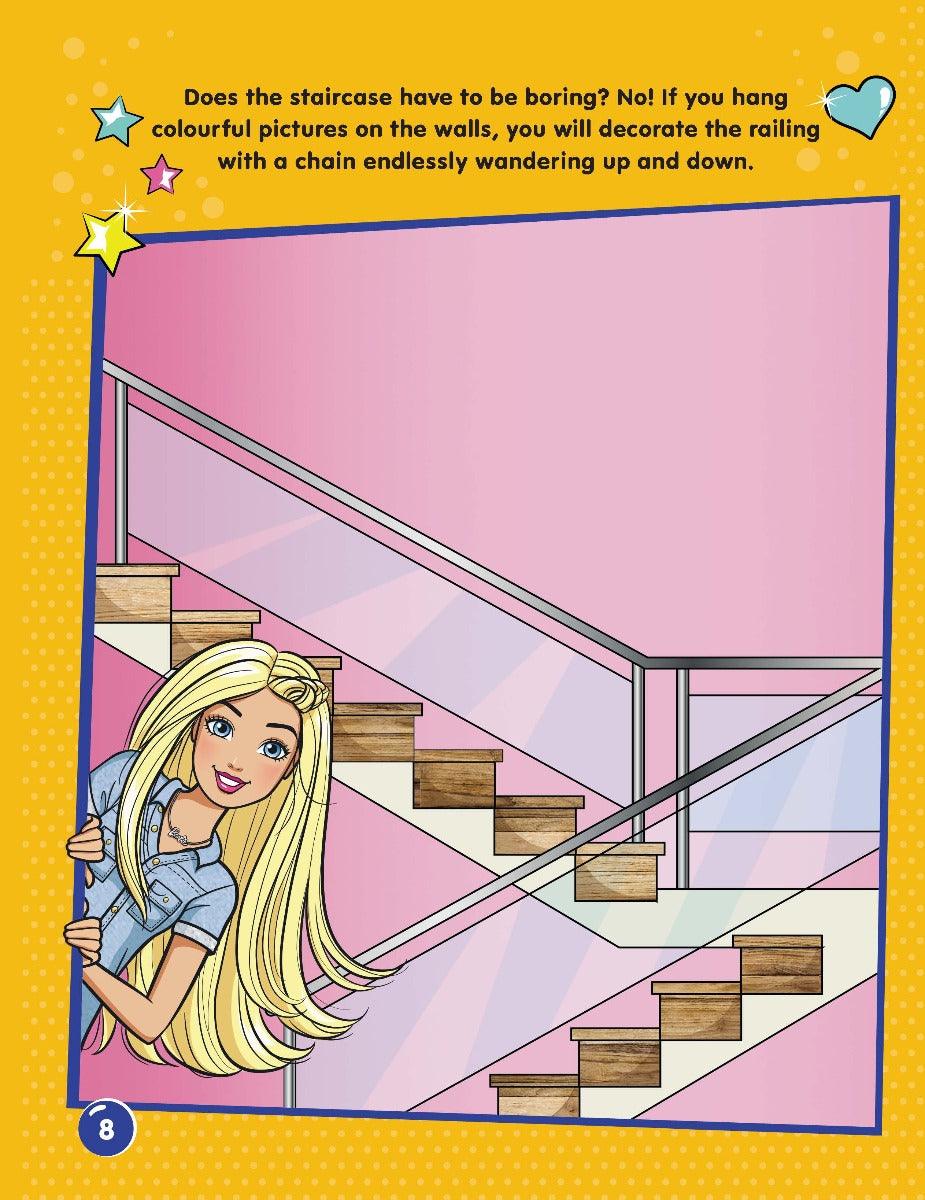 Barbie Dreamhouse Adventures Dream House Decorate with Stickers - An Activity Book for Kids Ages 2+ (English)