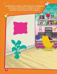Barbie Dreamhouse Adventures Dream House Decorate with Stickers - An Activity Book for Kids Ages 2+ (English)