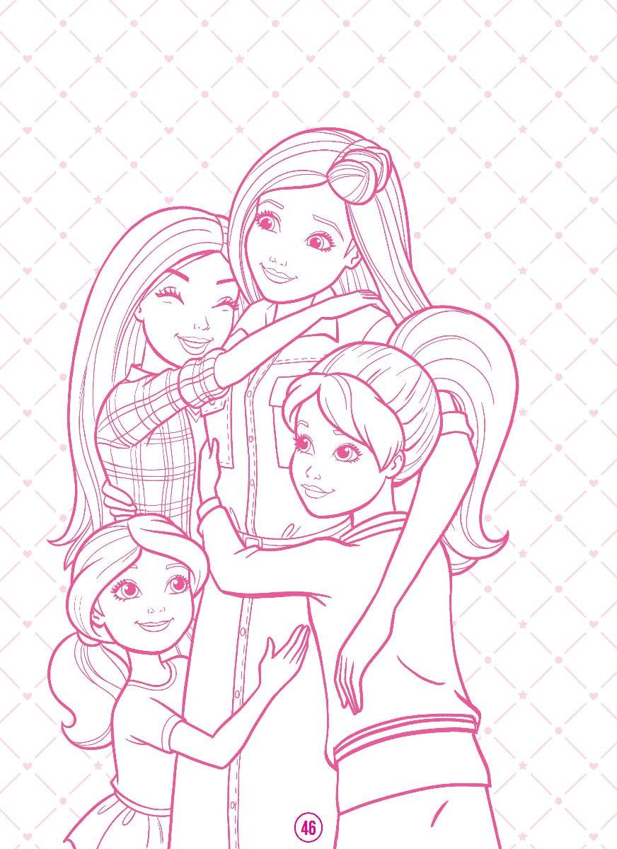 Barbie Dreamhouse Adventures Mega Colouring Book - A Drawing & Activity Book for Kids Ages 2+ (English)