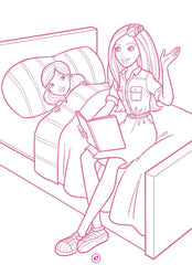 Barbie Dreamhouse Adventures Mega Colouring Book - A Drawing & Activity Book for Kids Ages 2+ (English)