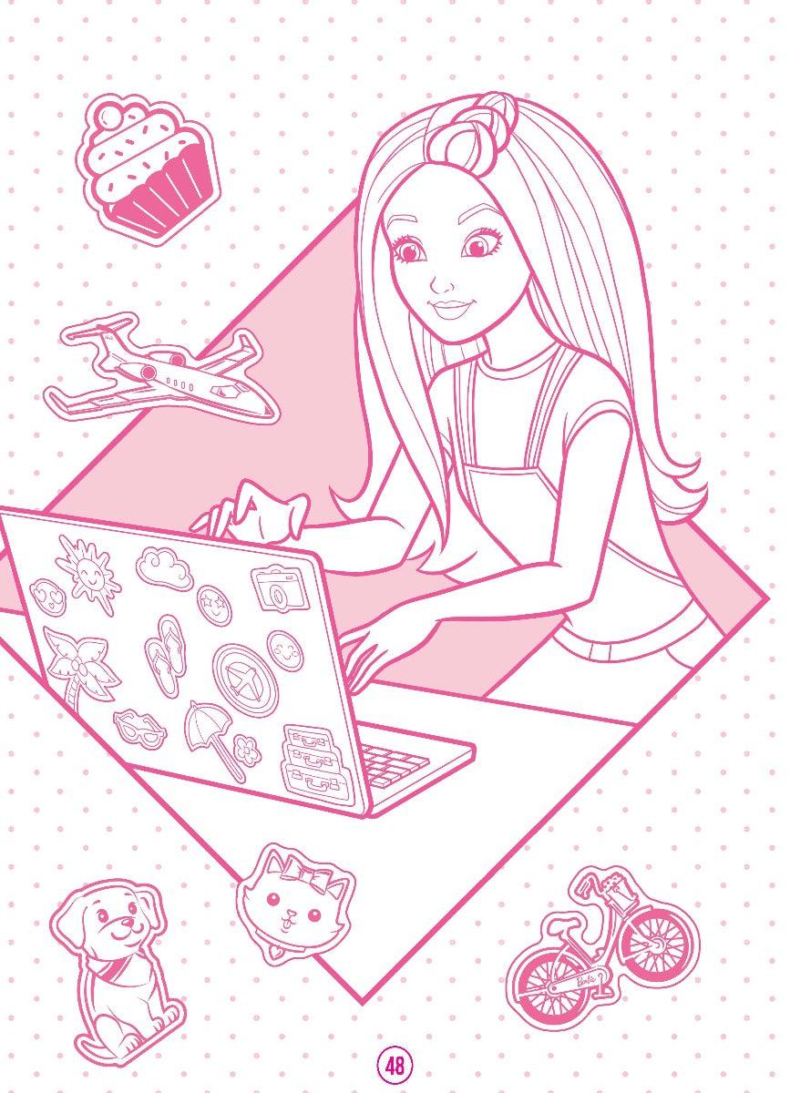 Barbie Dreamhouse Adventures Mega Colouring Book - A Drawing & Activity Book for Kids Ages 2+ (English)