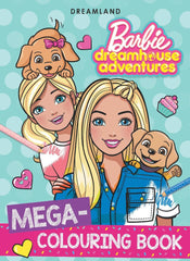 Barbie Dreamhouse Adventures Mega Colouring Book - A Drawing & Activity Book for Kids Ages 2+ (English)