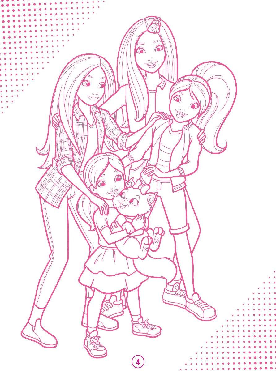 Barbie Dreamhouse Adventures Mega Colouring Book - A Drawing & Activity Book for Kids Ages 2+ (English)