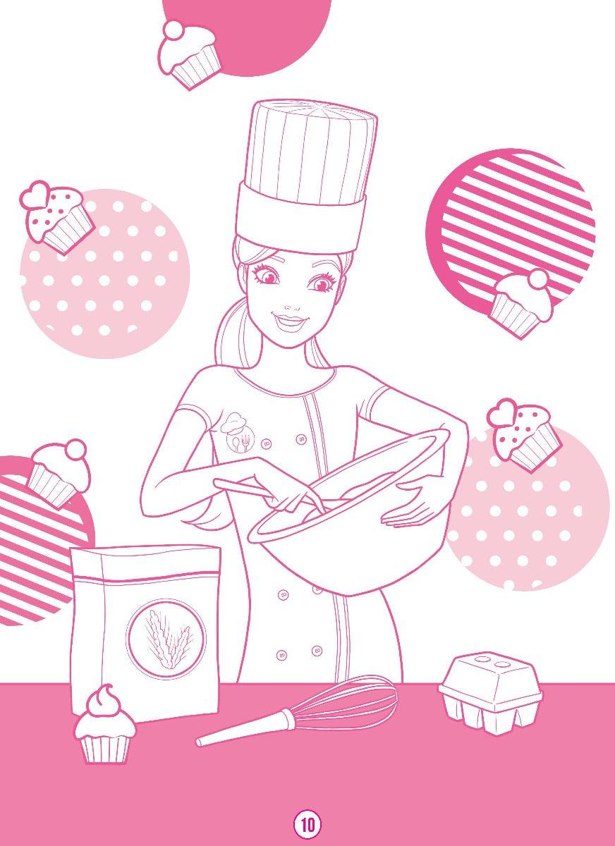 Barbie Dreamhouse Adventures Mega Colouring Book - A Drawing & Activity Book for Kids Ages 2+ (English)