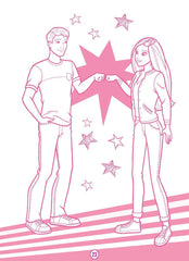 Barbie Dreamhouse Adventures Mega Colouring Book - A Drawing & Activity Book for Kids Ages 2+ (English)