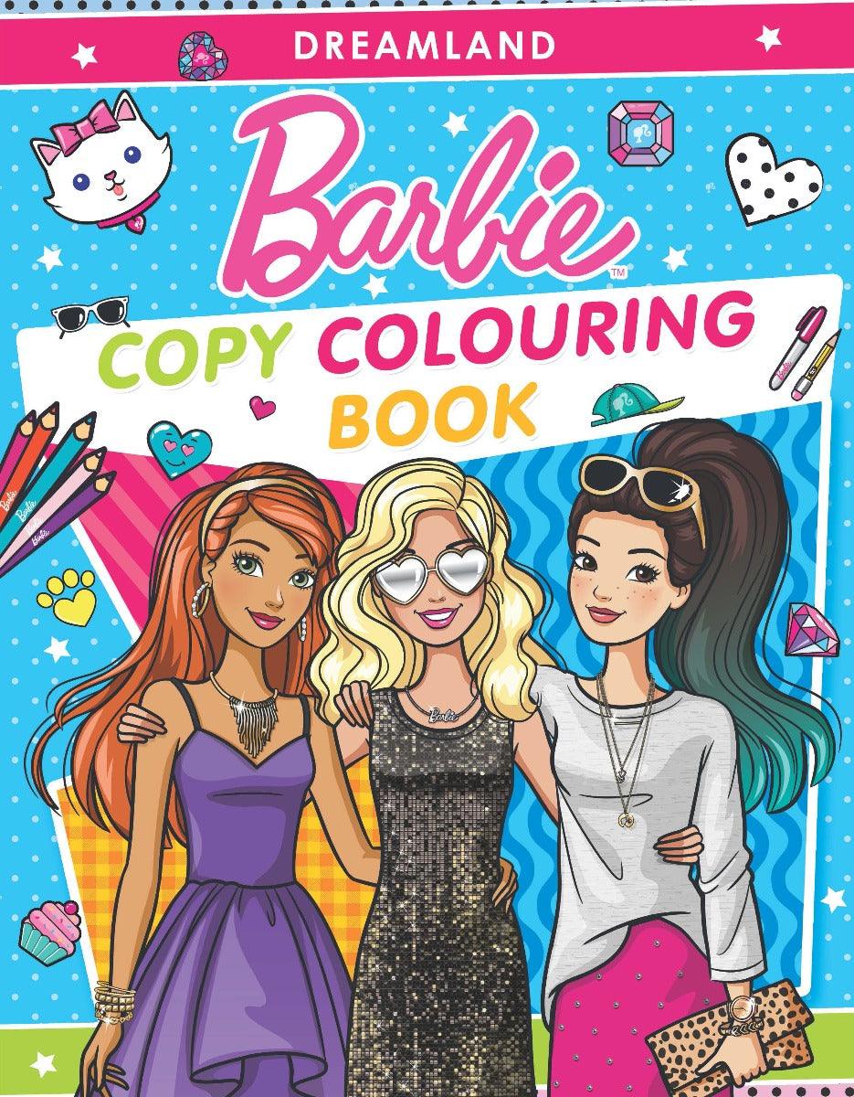 Barbie Copy Colouring Book 6 - A Drawing & Activity Book for Kids Ages 2+ (English)