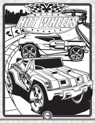 Hot Wheels Bumper Colouring & Puzzle Book - A Drawing & Activity Book for Kids Ages 2+ (English)