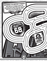 Hot Wheels Bumper Colouring & Puzzle Book - A Drawing & Activity Book for Kids Ages 2+ (English)