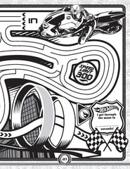 Hot Wheels Bumper Colouring & Puzzle Book - A Drawing & Activity Book for Kids Ages 2+ (English)