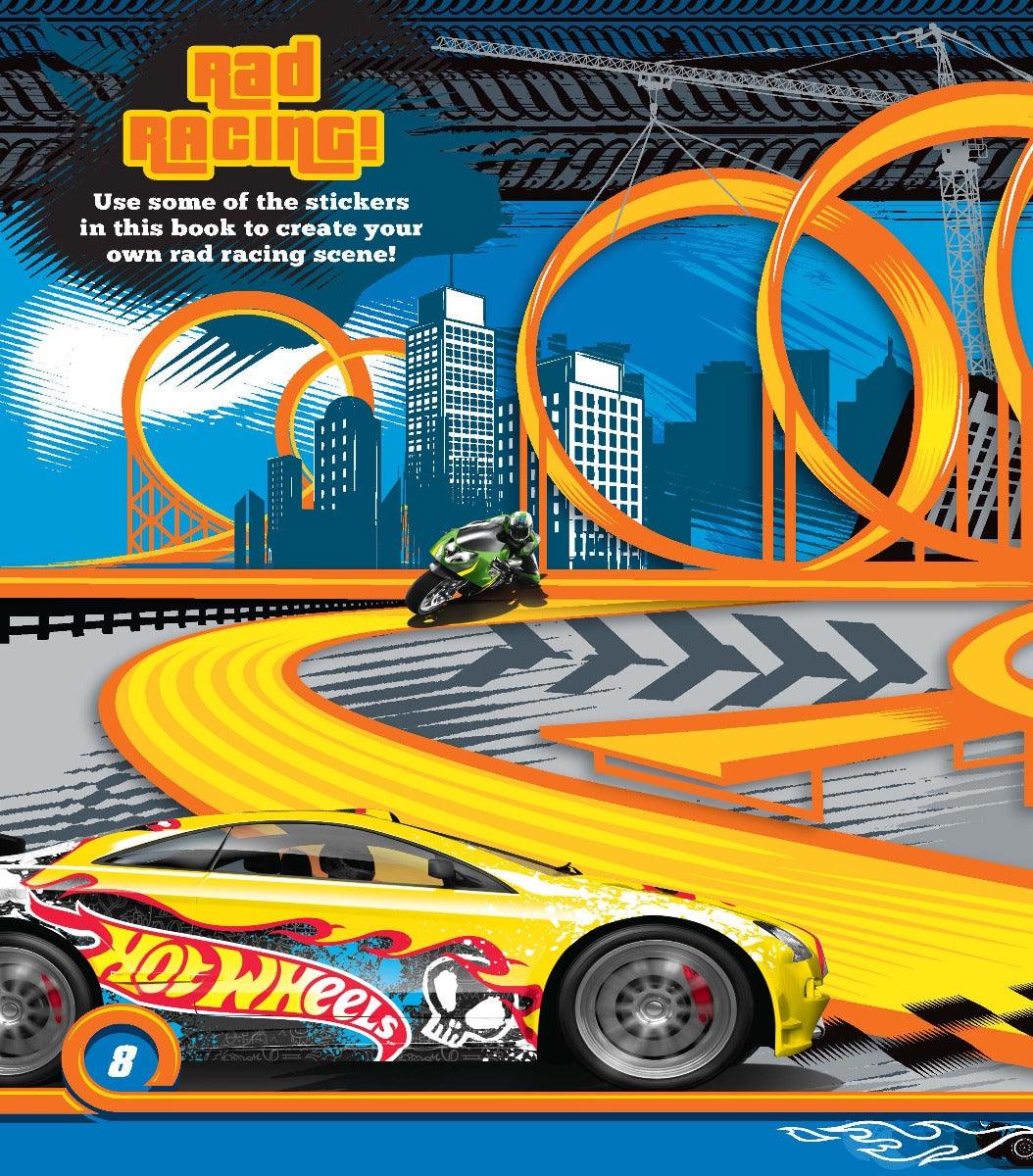 Hot Wheels Activity Book with Stickers - An Activity Book for Kids Ages 2+ (English)