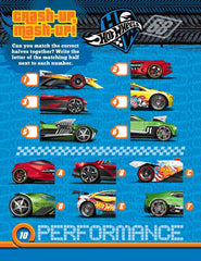 Hot Wheels Activity Book with Stickers - An Activity Book for Kids Ages 2+ (English)