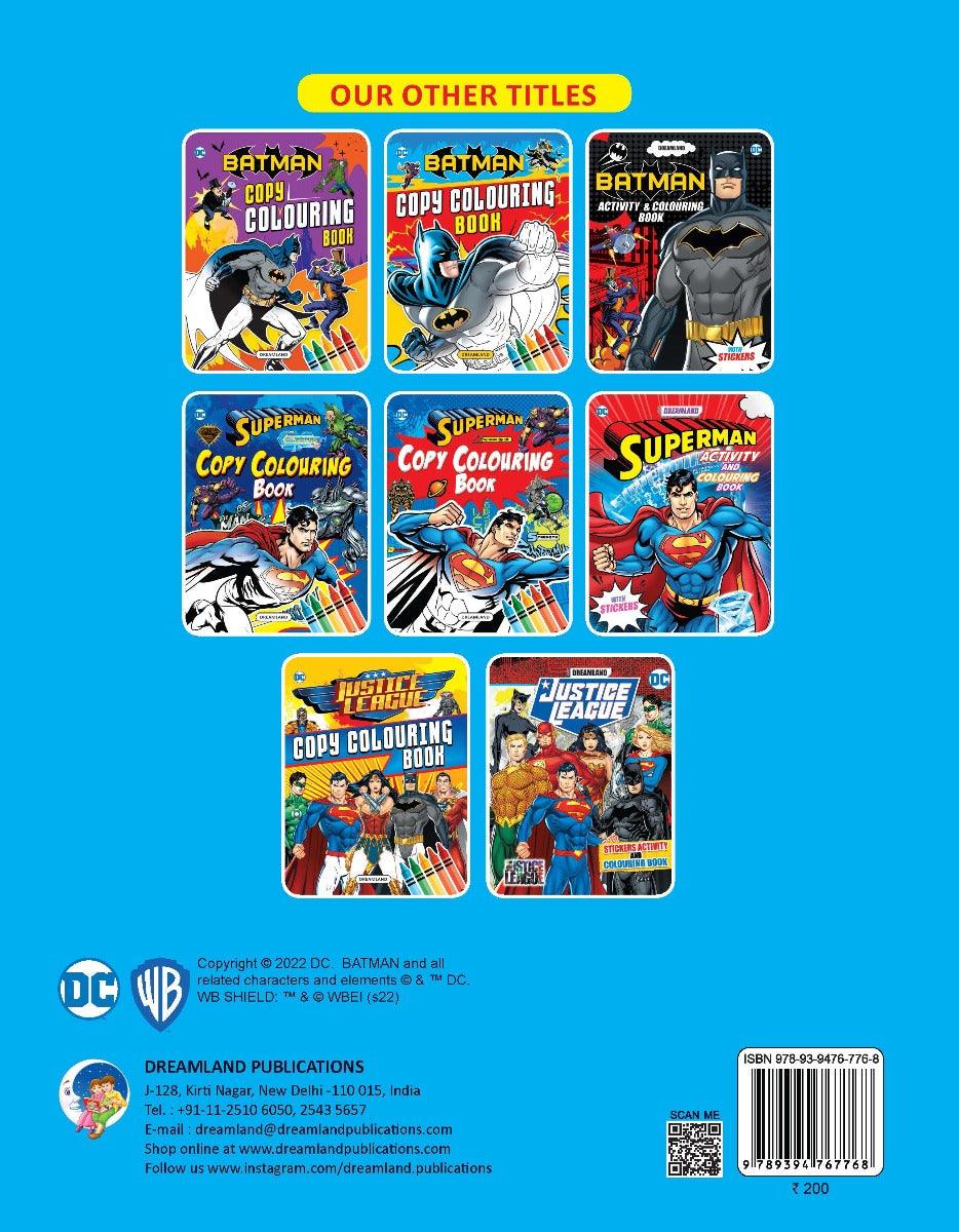 Batman Copy Colouring Book 4 - A Drawing & Activity Book for Kids Ages 2+ (English)
