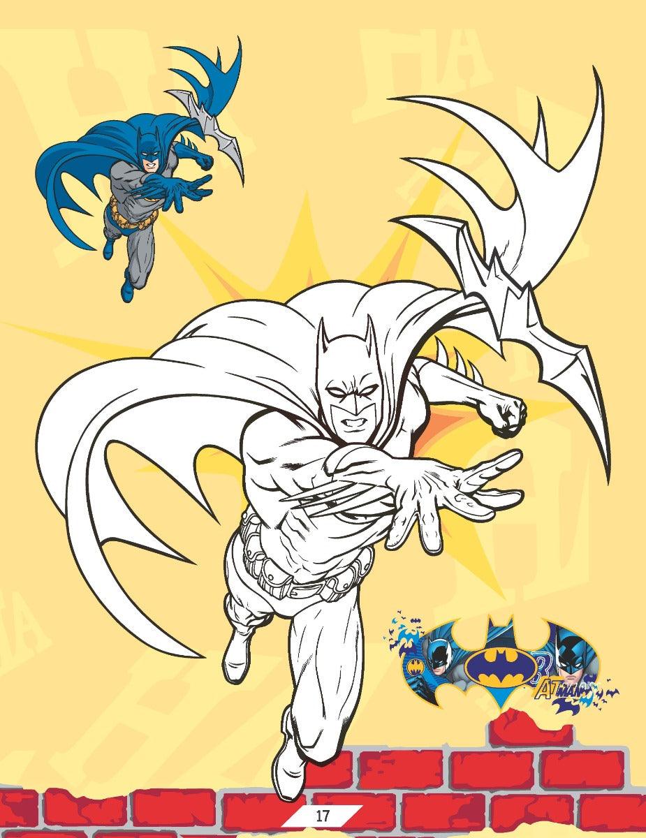 Batman Copy Colouring Book 4 - A Drawing & Activity Book for Kids Ages 2+ (English)