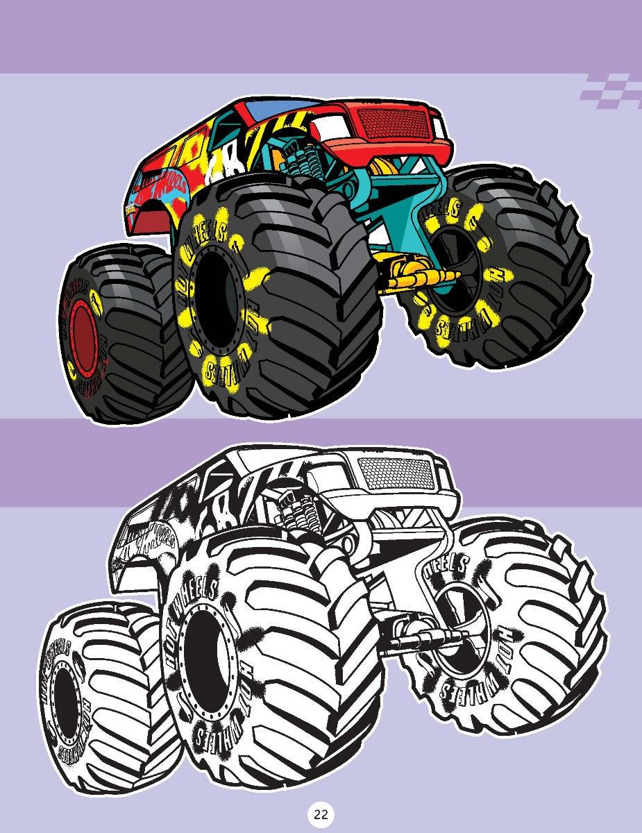 Hot Wheels Copy Colouring Book 2 - A Drawing & Activity Book for Kids Ages 2+ (English)