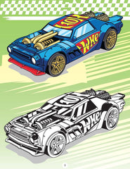 Hot Wheels Copy Colouring Book 2 - A Drawing & Activity Book for Kids Ages 2+ (English)