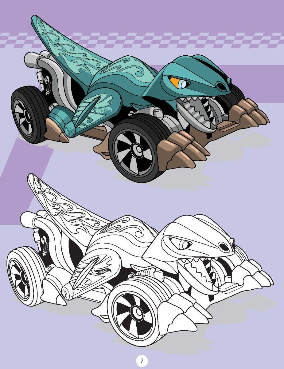 Hot Wheels Copy Colouring Book 2 - A Drawing & Activity Book for Kids Ages 2+ (English)