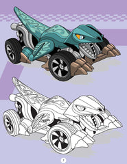 Hot Wheels Copy Colouring Book 2 - A Drawing & Activity Book for Kids Ages 2+ (English)