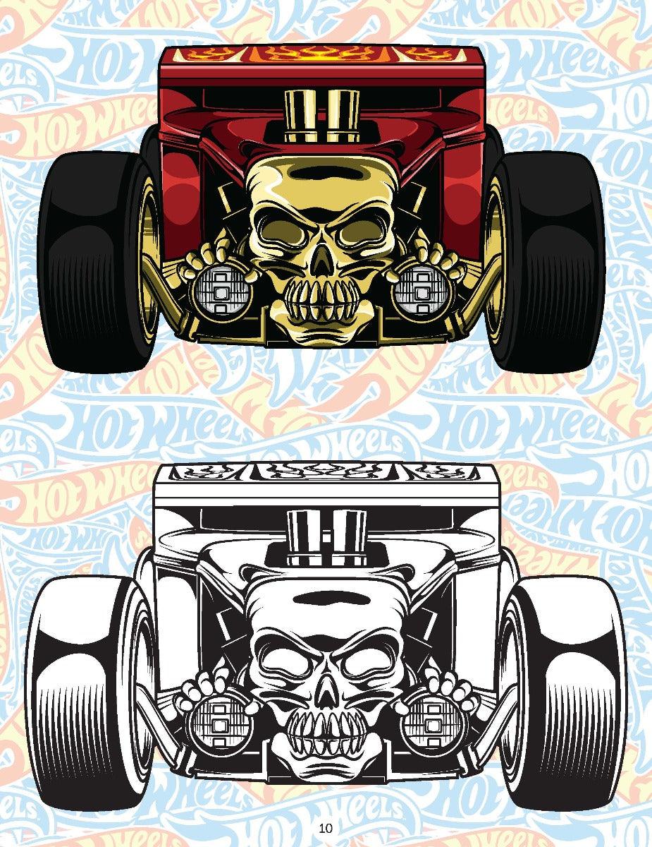Hot Wheels Copy Colouring Book 2 - A Drawing & Activity Book for Kids Ages 2+ (English)