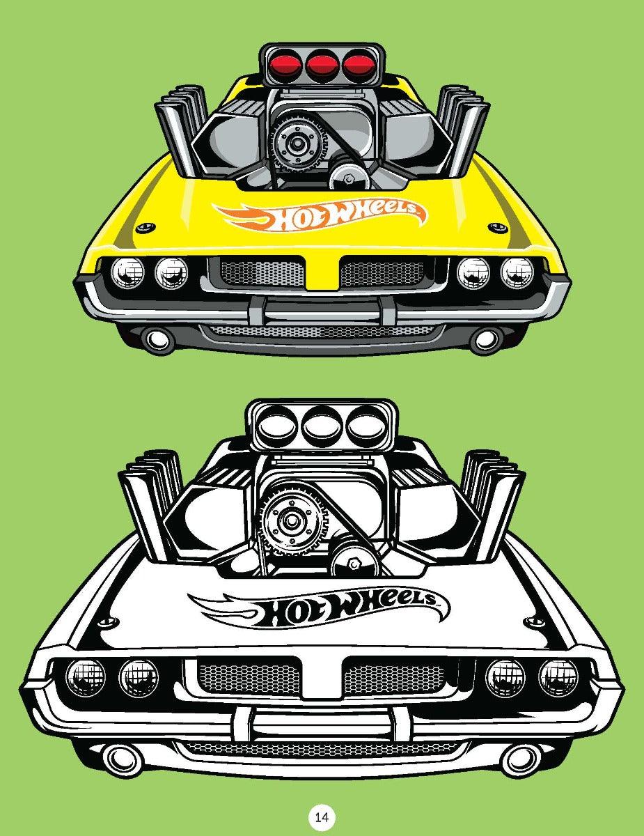 Hot Wheels Copy Colouring Book 2 - A Drawing & Activity Book for Kids Ages 2+ (English)