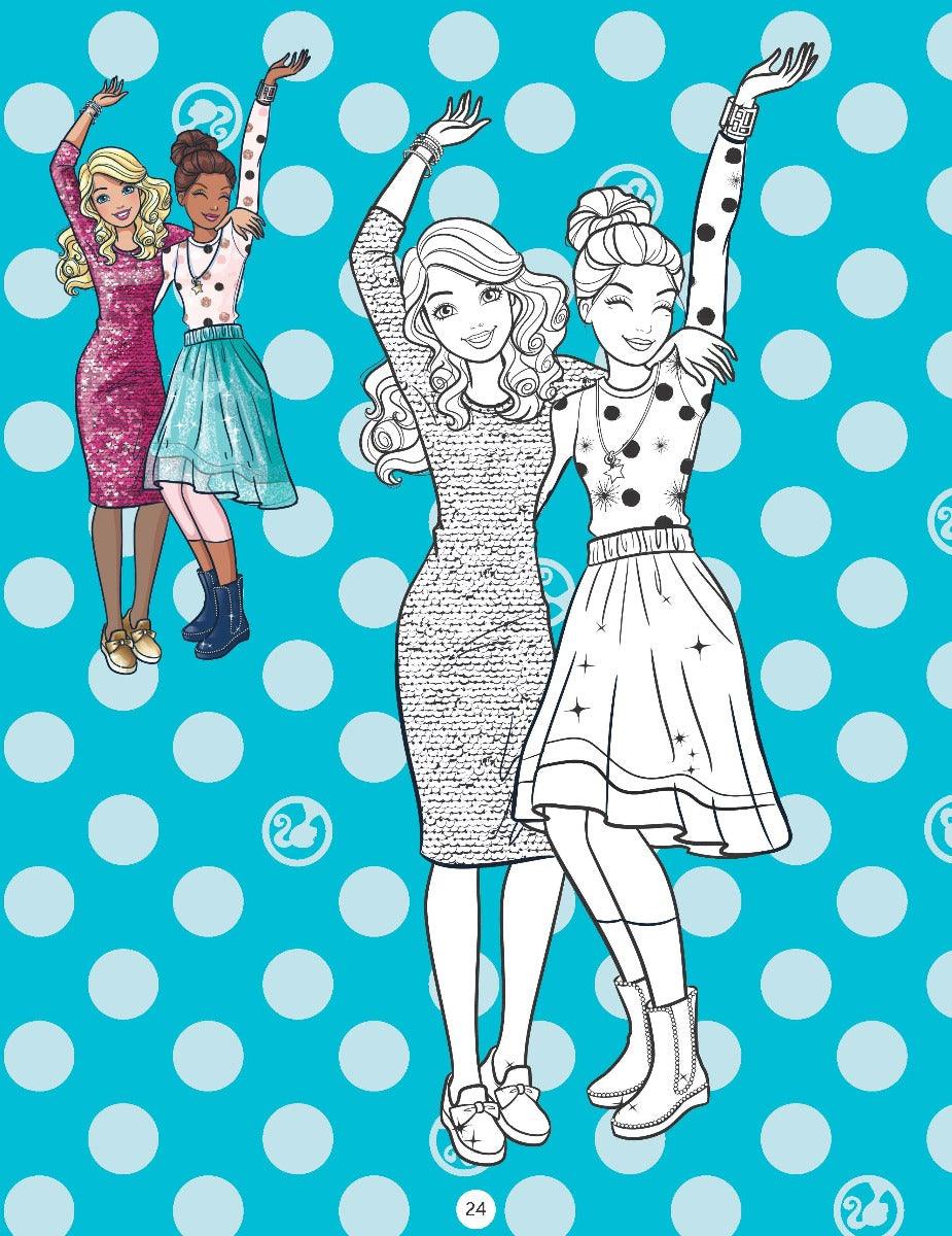 Barbie Copy Colouring Book 4 - A Drawing & Activity Book for Kids Ages 2+ (English)