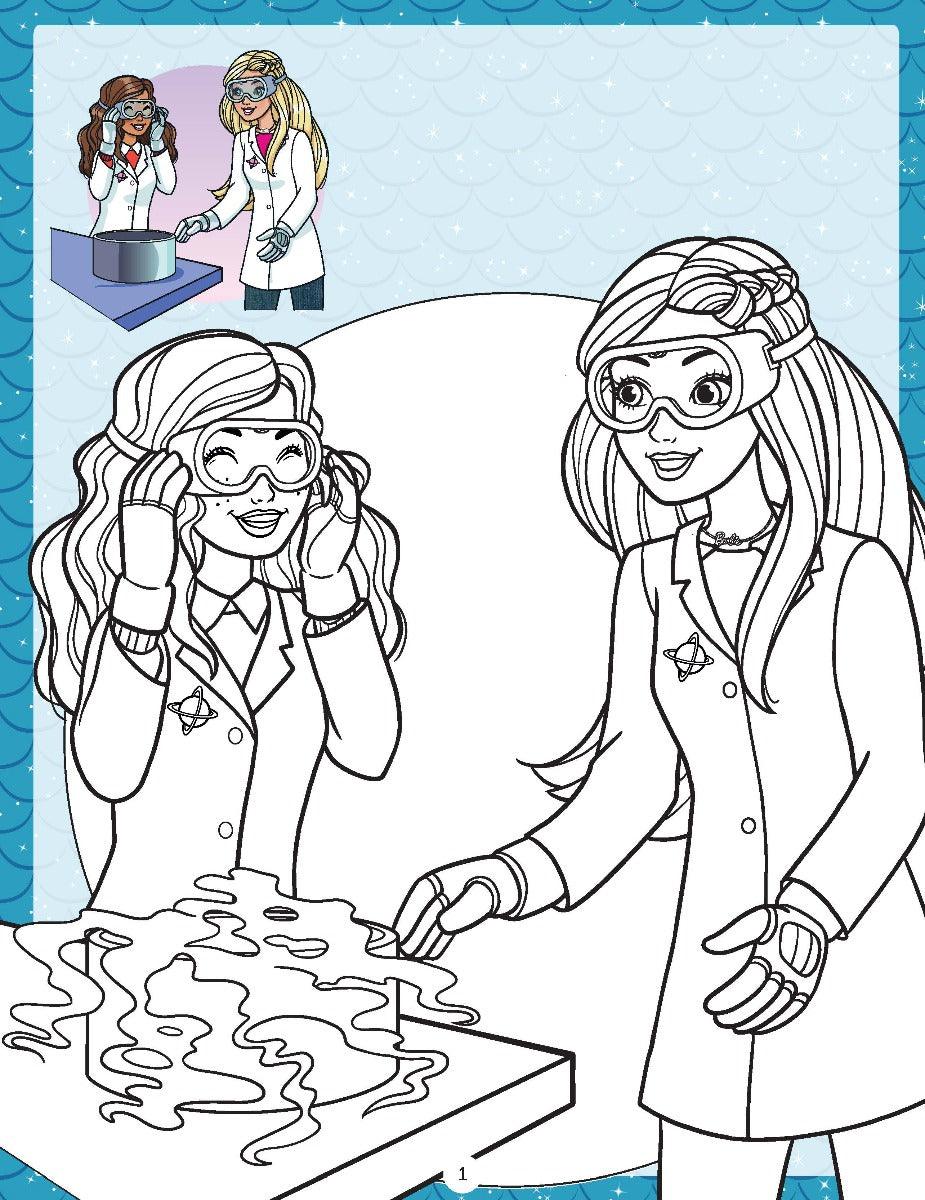 Barbie Copy Colouring Book 4 - A Drawing & Activity Book for Kids Ages 2+ (English)