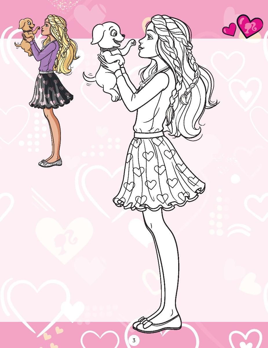 Barbie Copy Colouring Book 4 - A Drawing & Activity Book for Kids Ages 2+ (English)