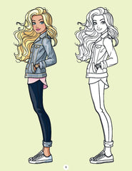 Barbie Copy Colouring Book 4 - A Drawing & Activity Book for Kids Ages 2+ (English)