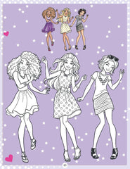 Barbie Copy Colouring Book 4 - A Drawing & Activity Book for Kids Ages 2+ (English)