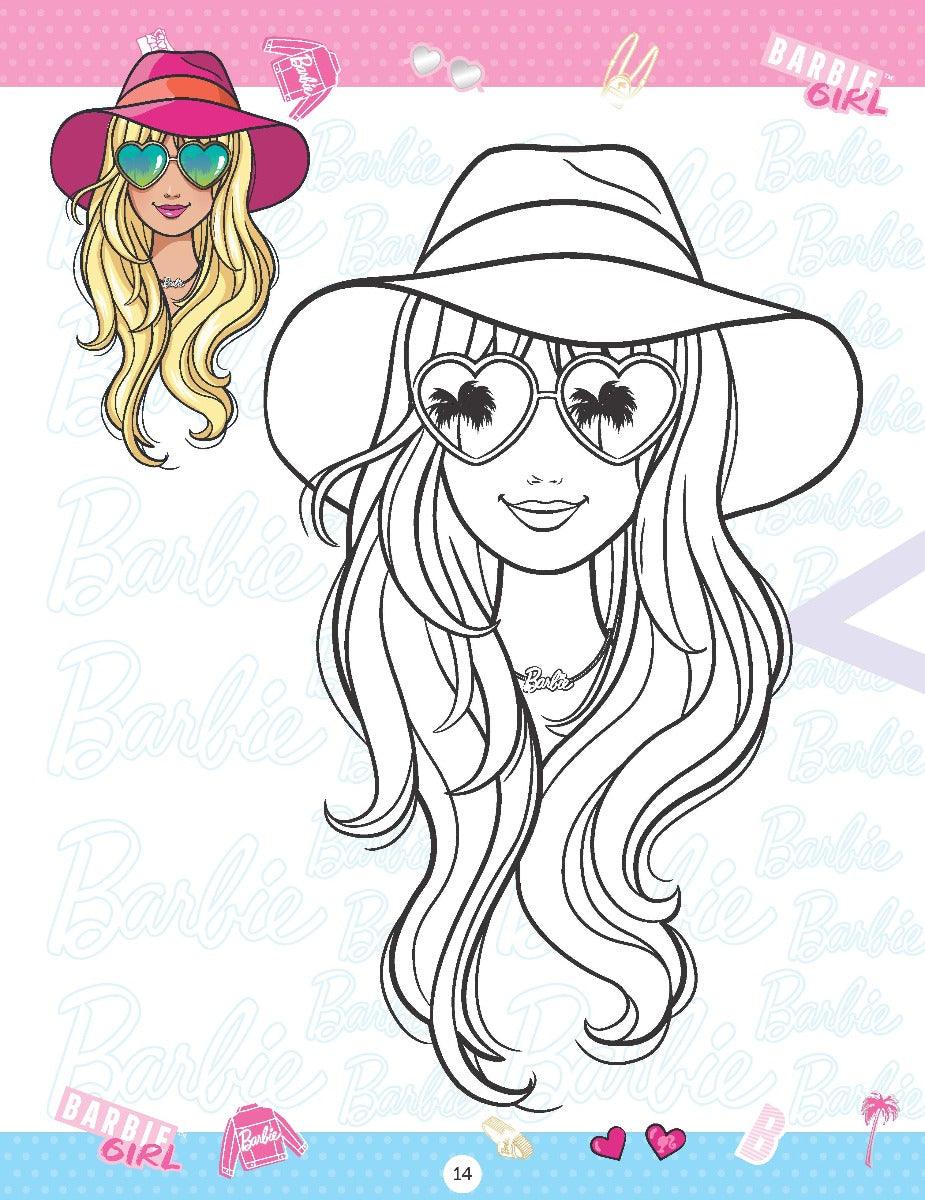 Barbie Copy Colouring Book 4 - A Drawing & Activity Book for Kids Ages 2+ (English)