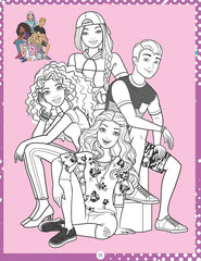 Barbie Copy Colouring Book 4 - A Drawing & Activity Book for Kids Ages 2+ (English)