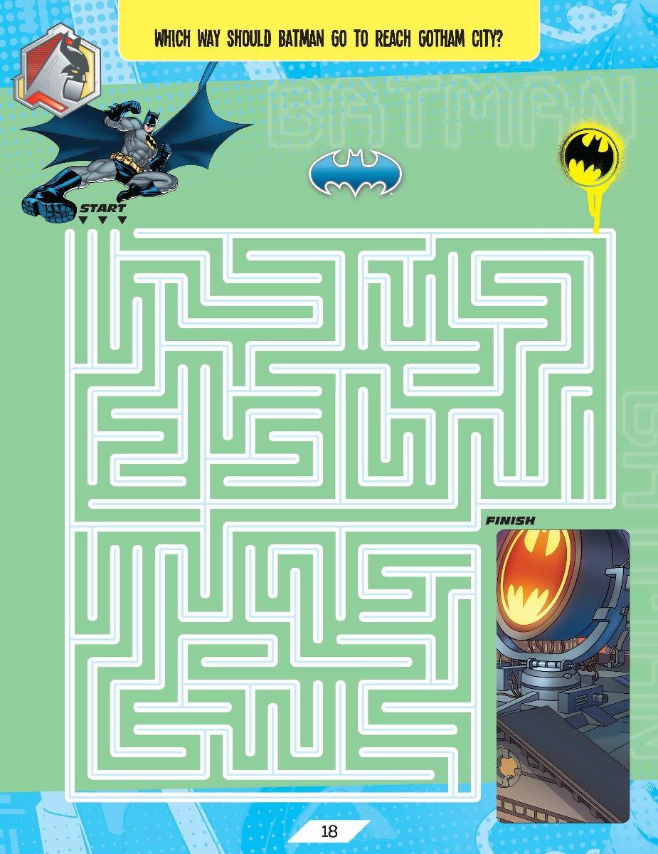 Batman Activity and Colouring Book - A Drawing & Activity Book for Kids Ages 2+ (English)