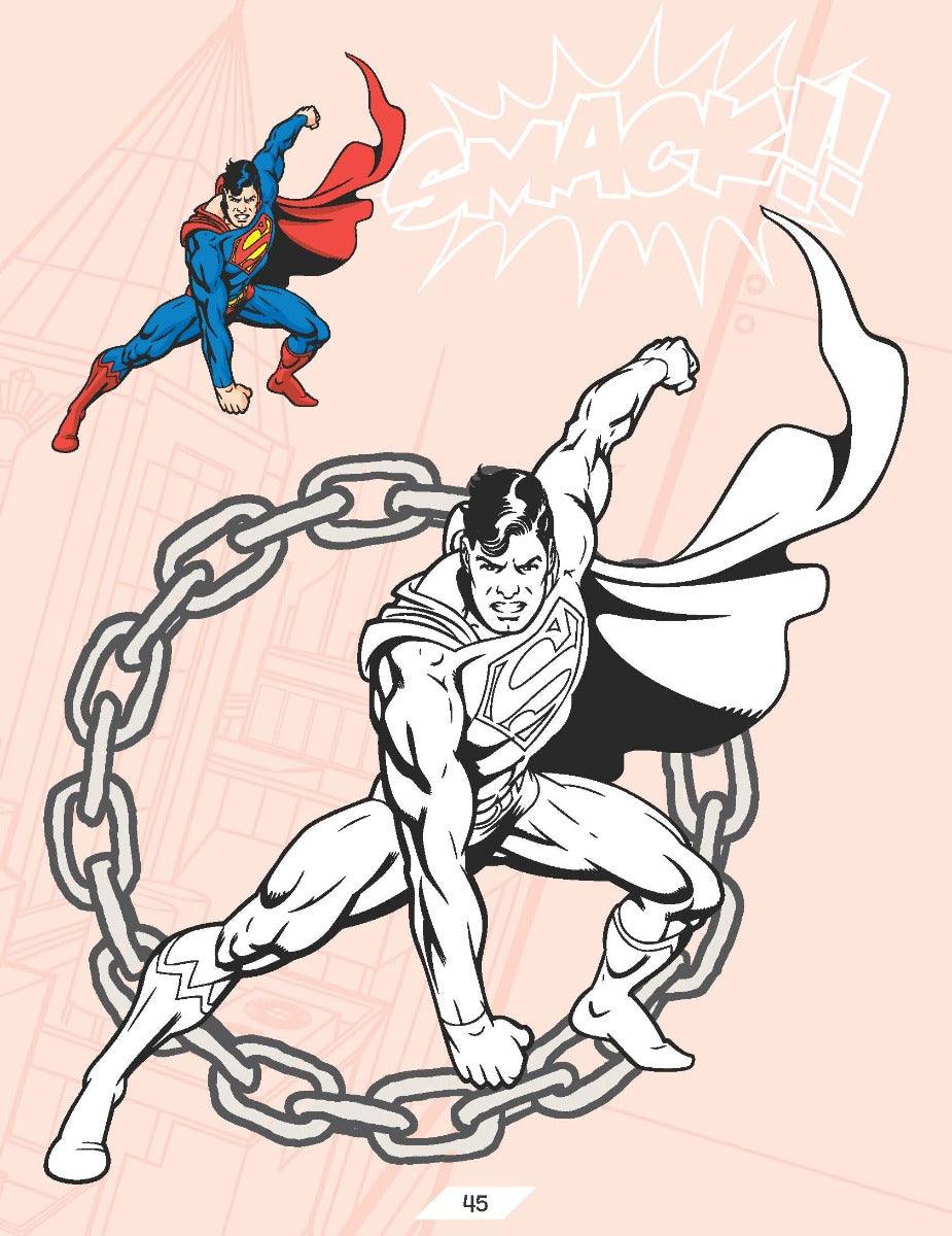Superman Copy Colouring Book 4 - A Drawing & Activity Book for Kids Ages 2+ (English)