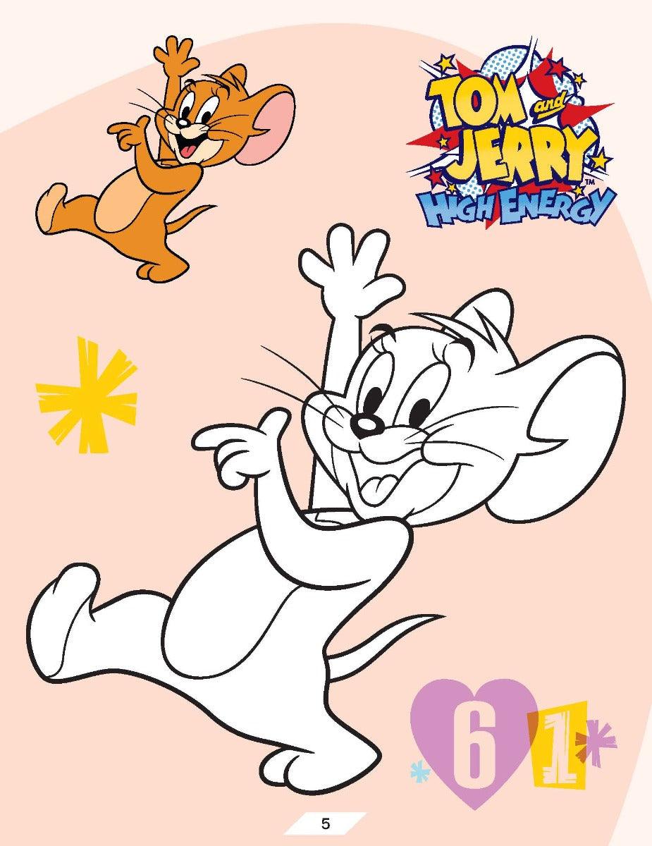 Tom and Jerry Copy Colouring Book 1 - A Drawing & Activity Book for Kids Ages 2+ (English)