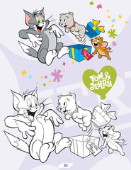 Tom and Jerry Copy Colouring Book 1 - A Drawing & Activity Book for Kids Ages 2+ (English)