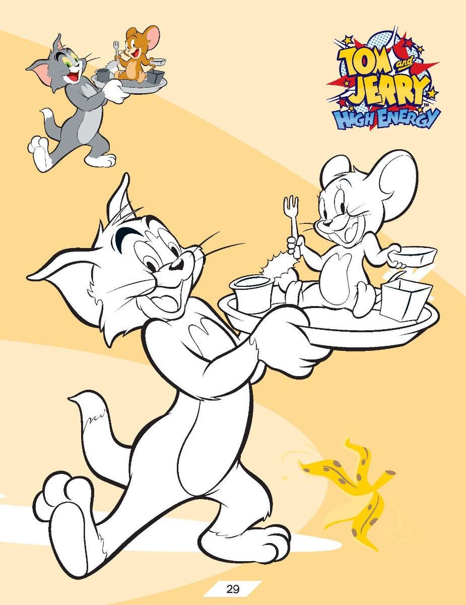 Tom and Jerry Copy Colouring Book 2 - A Drawing & Activity Book for Kids Ages 2+ (English)