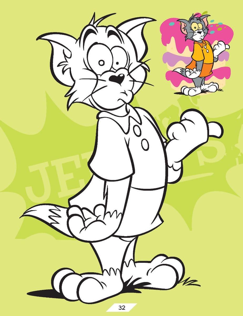 Tom and Jerry Copy Colouring Book 2 - A Drawing & Activity Book for Kids Ages 2+ (English)