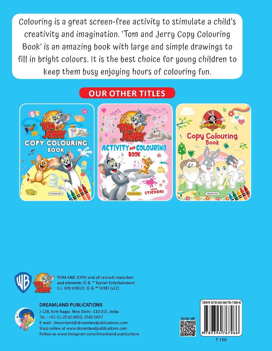 Tom and Jerry Copy Colouring Book 2 - A Drawing & Activity Book for Kids Ages 2+ (English)