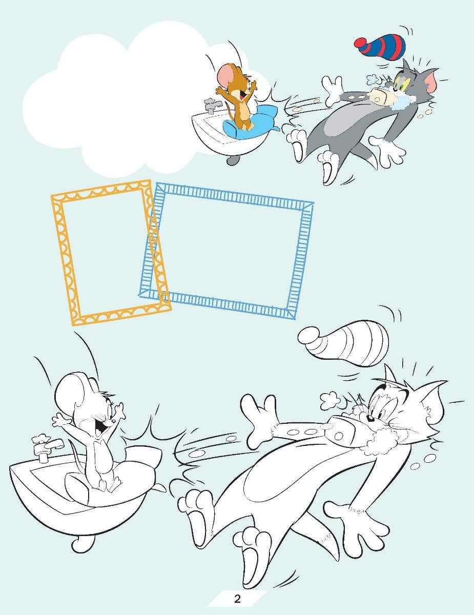 Tom and Jerry Copy Colouring Book 2 - A Drawing & Activity Book for Kids Ages 2+ (English)