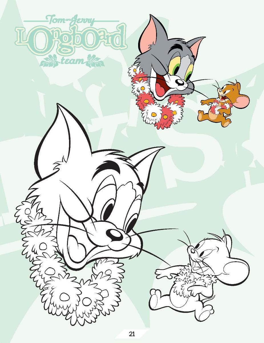 Tom and Jerry Copy Colouring Book 2 - A Drawing & Activity Book for Kids Ages 2+ (English)