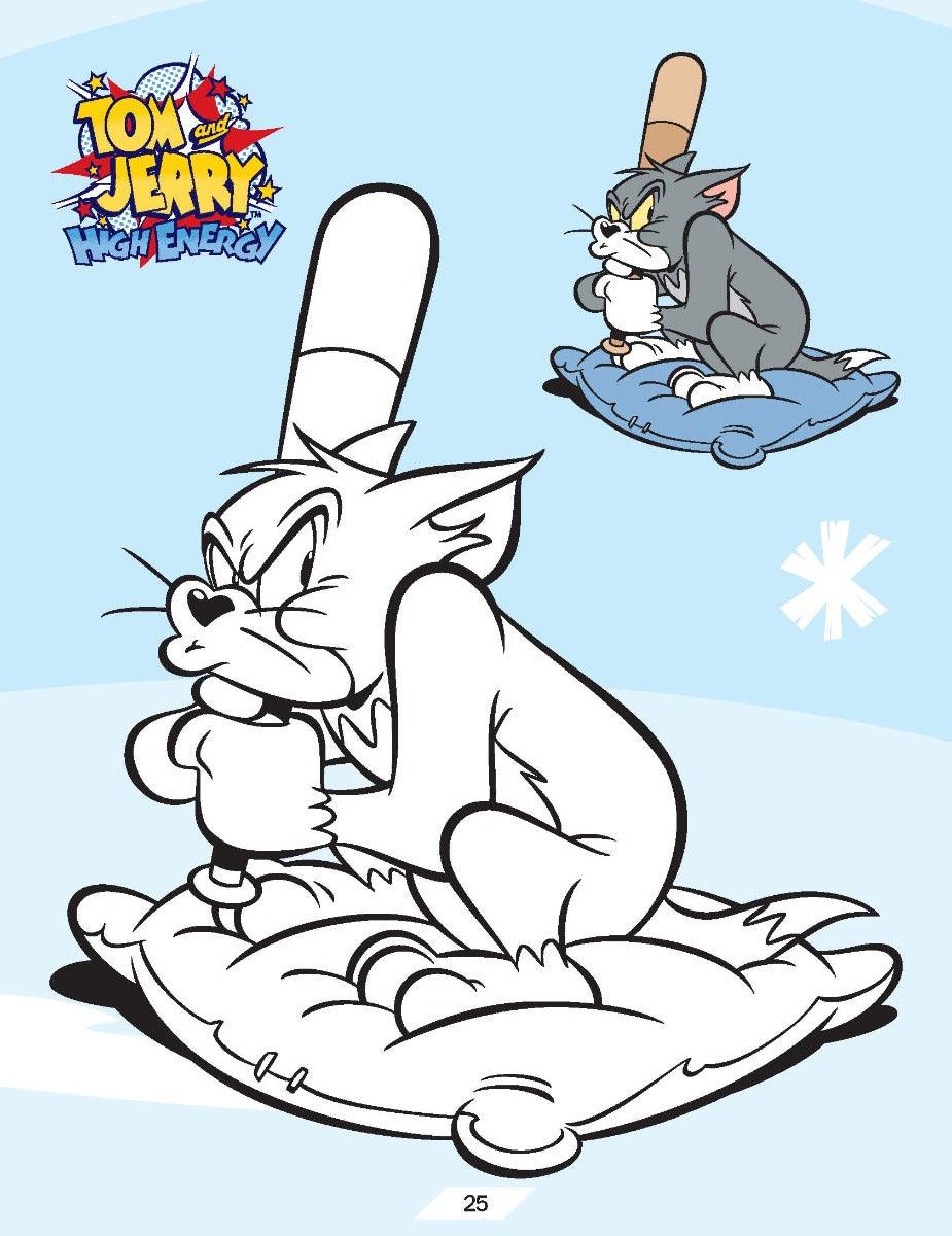 Tom and Jerry Copy Colouring Book 2 - A Drawing & Activity Book for Kids Ages 2+ (English)