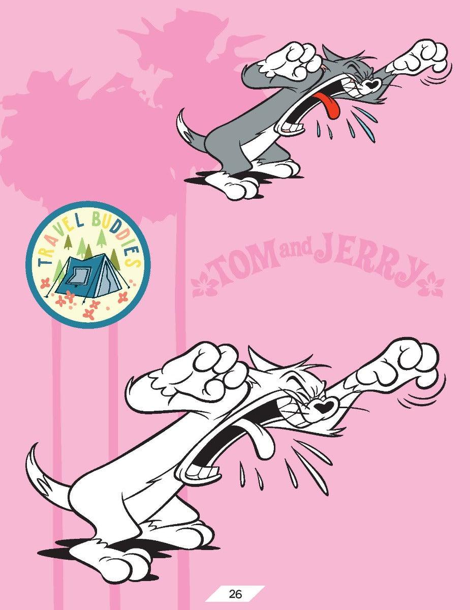 Tom and Jerry Copy Colouring Book 2 - A Drawing & Activity Book for Kids Ages 2+ (English)