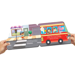 Dreamland A Birthday on the Bus - A Shaped Board book with Wheels - A Picture Book For Kids (English) - FunCorp India