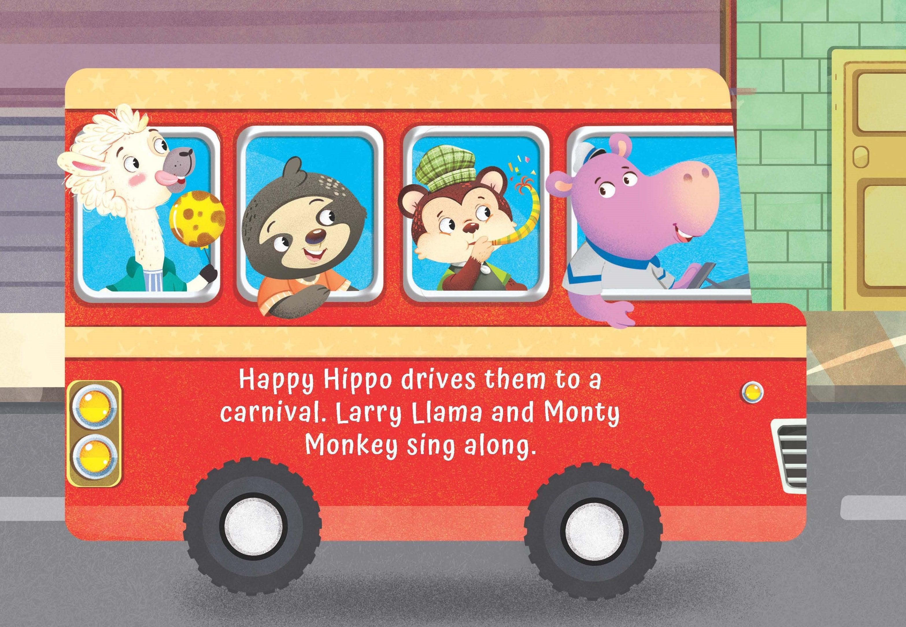 Dreamland A Birthday on the Bus - A Shaped Board book with Wheels - A Picture Book For Kids (English) - FunCorp India