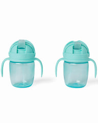Skip Hop Sip-To-Straw Cup Two Tone Teal - Cup & Sipper For Ages 1-3 Years