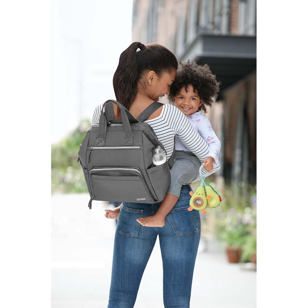 Skip Hop Mainframe Backpack Charcoal - Diaper Bags For Ages 0-2 Years