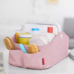 Skip Hop Light Up Diaper Caddy Pink - Diaper Changing Kits For Ages 0-2 Years