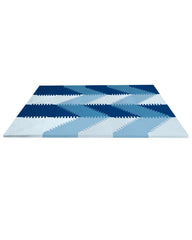 Skip Hop Playspot Geo Playgym & Mats Blue-Ombre - Playmats For Ages 0-2 Years