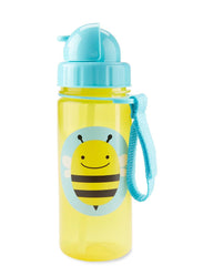 Skip Hop Zoo Back To School Straw Bottle PP Bee - Sipper For Ages 1-3 Years